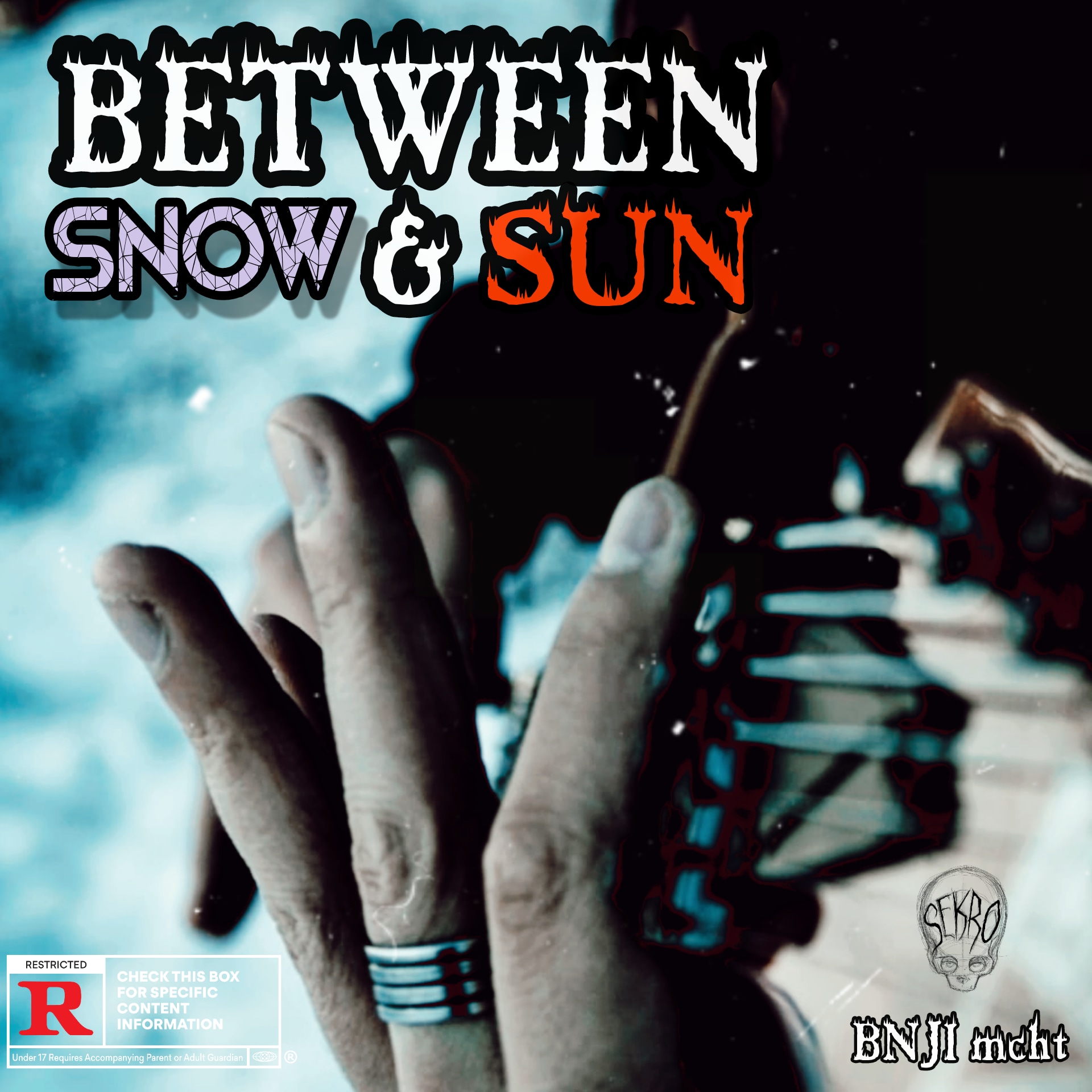 BNJI MCHT y SEKRO#8 resucitan el sonido nu-metal en «Between snow & sun»