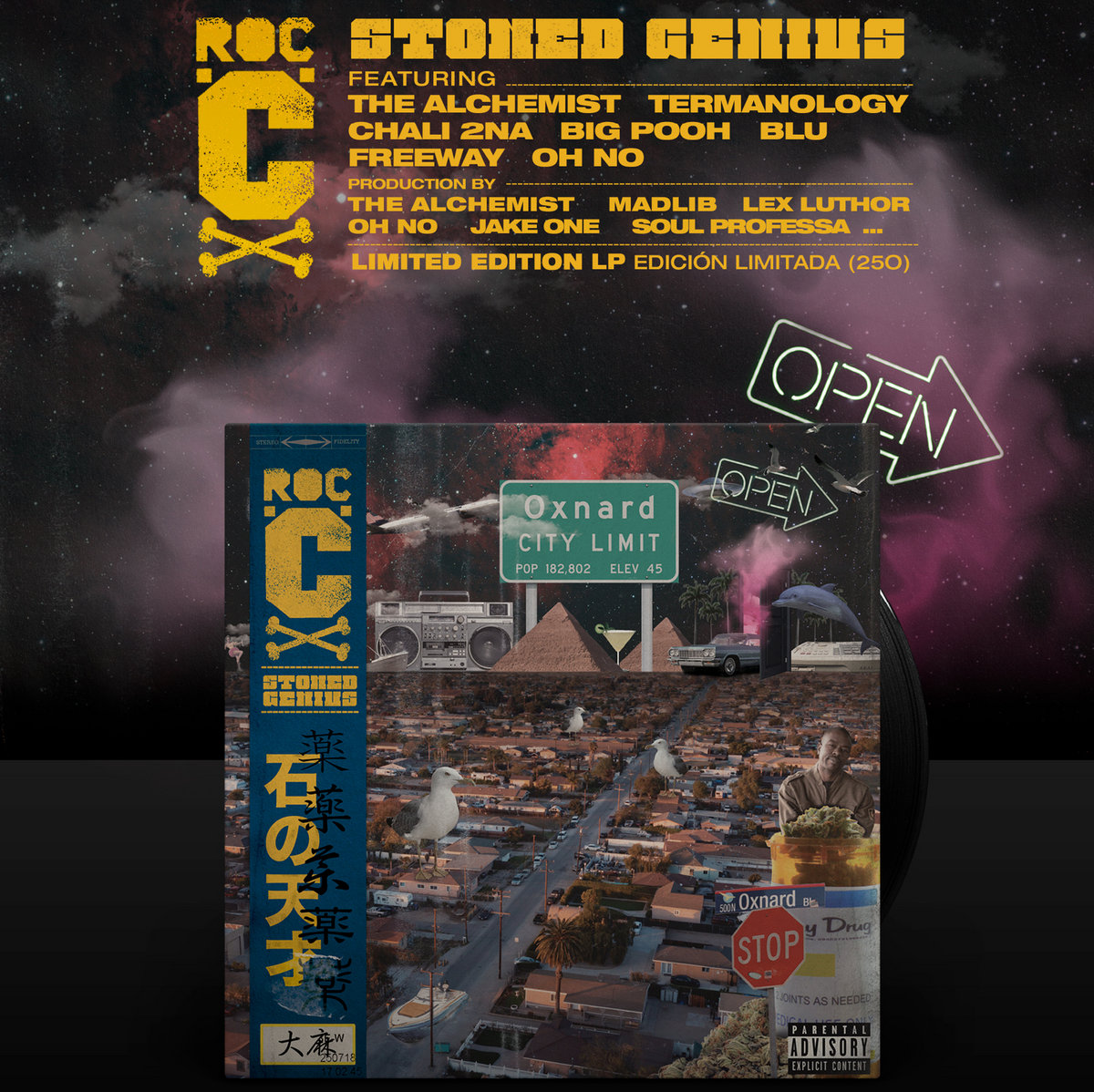 HIP HOP REAL RECORDS lanza una edición limitada de «Stoned Genius» de ROC C